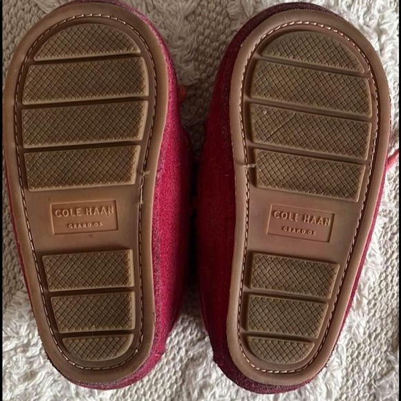 Cole Haan Toddler Girl Pink Loafers - size 4 - Picture 4 of 6